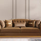 Margo Brown Sofa Collection by Demka Furnishing