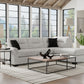 Mercury 2 Pc Chaise Sectional by Steve Silver