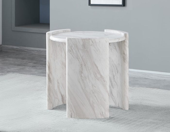 Merino 3 Pc Faux Marble Occasional Set ME200