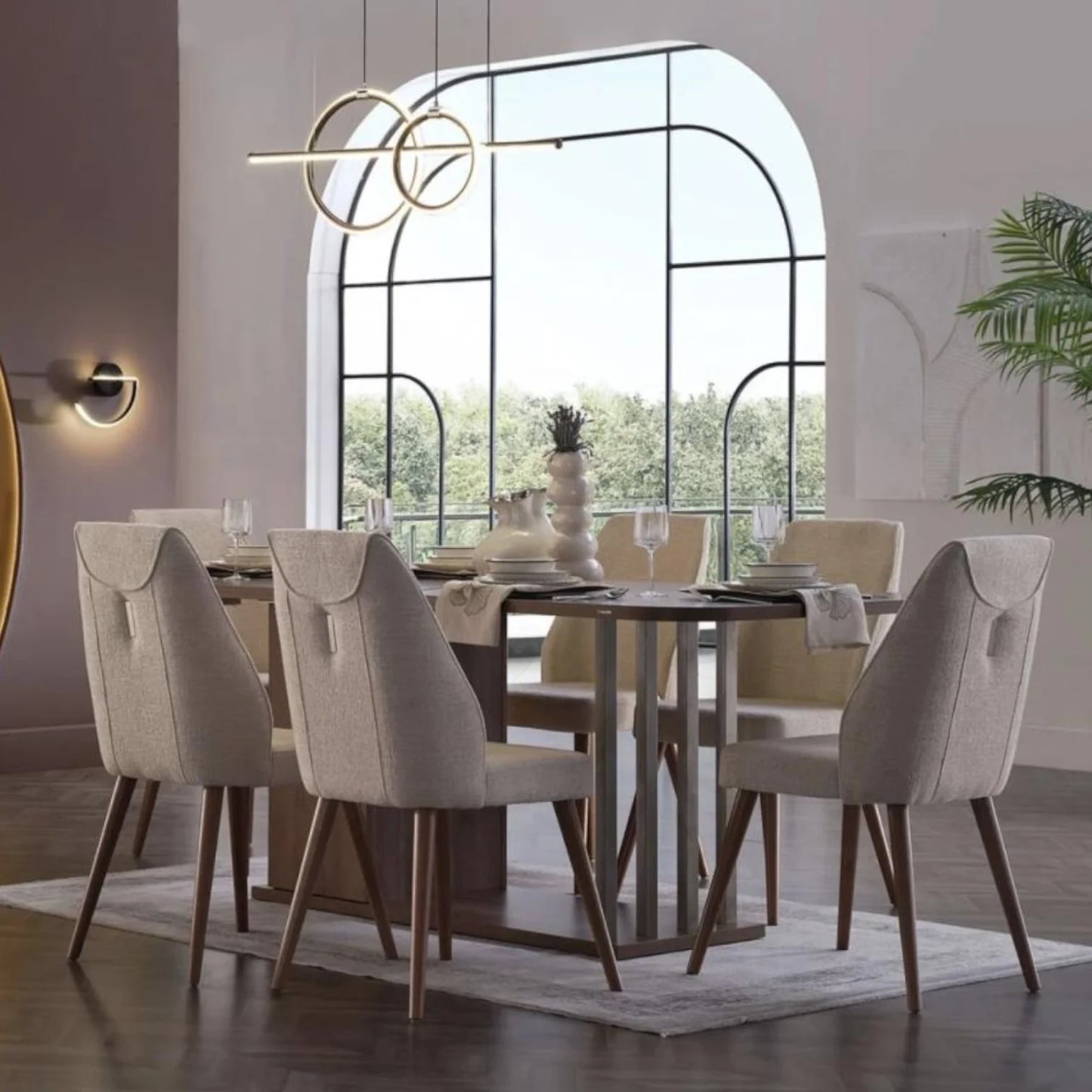 Mirante 7 Pc Dining Collection by Bellona