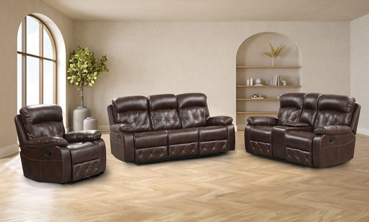 Osias Manual Recline 3 Pc Living Room Sofa Set