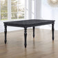 Odessa 6 Pc Black Farmhouse Dining Collection