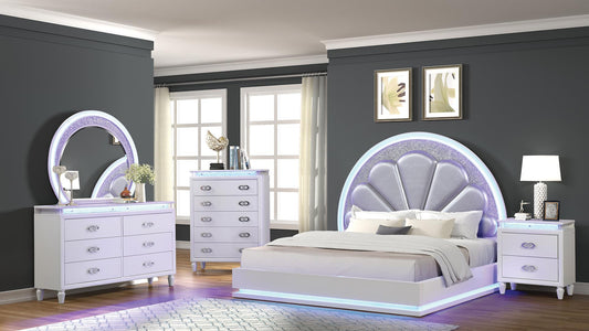 Perla 4 Pc Bedroom Collection - King Bed