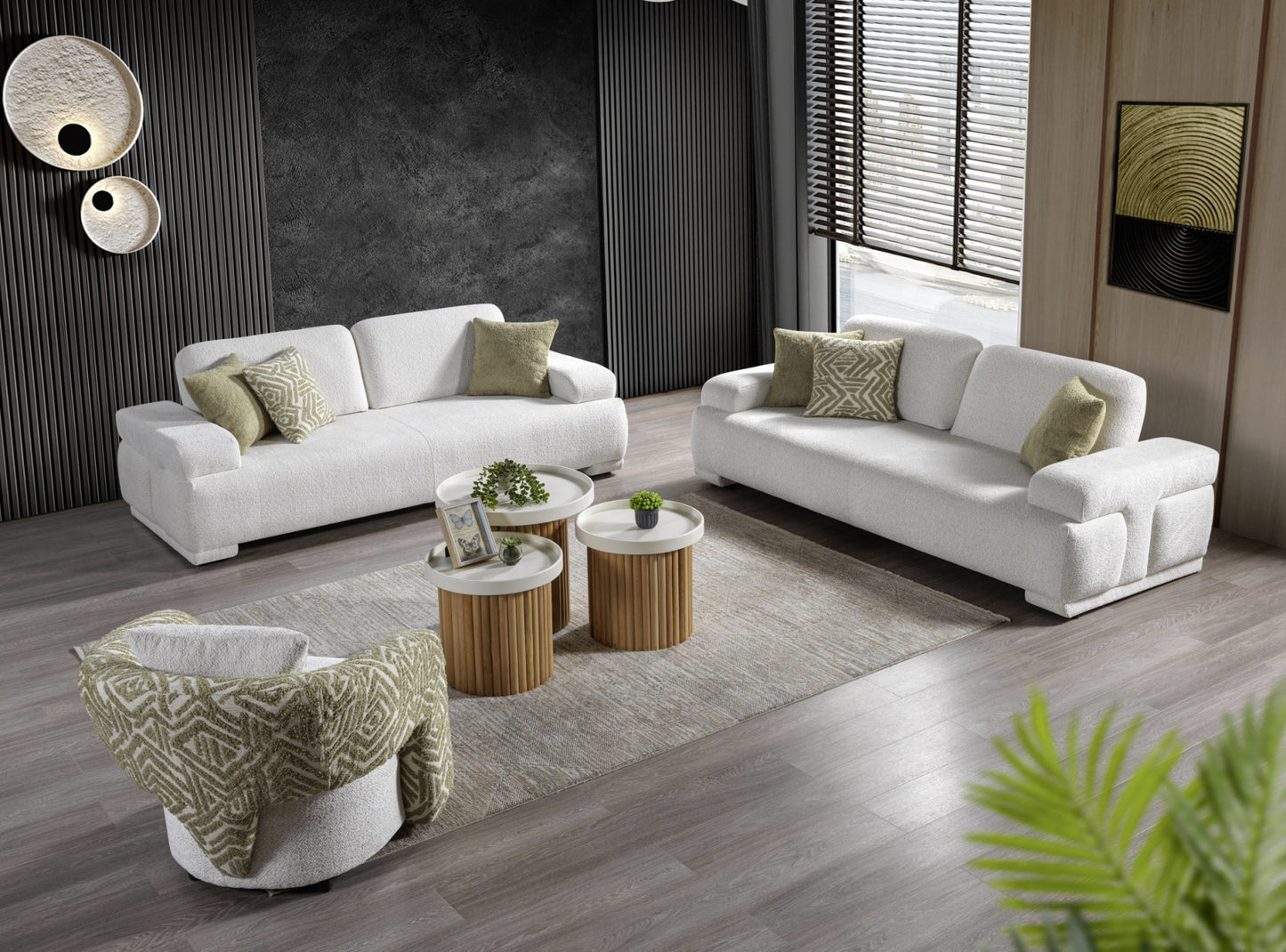 Pablo 2 Pc Living Room Sofa Set