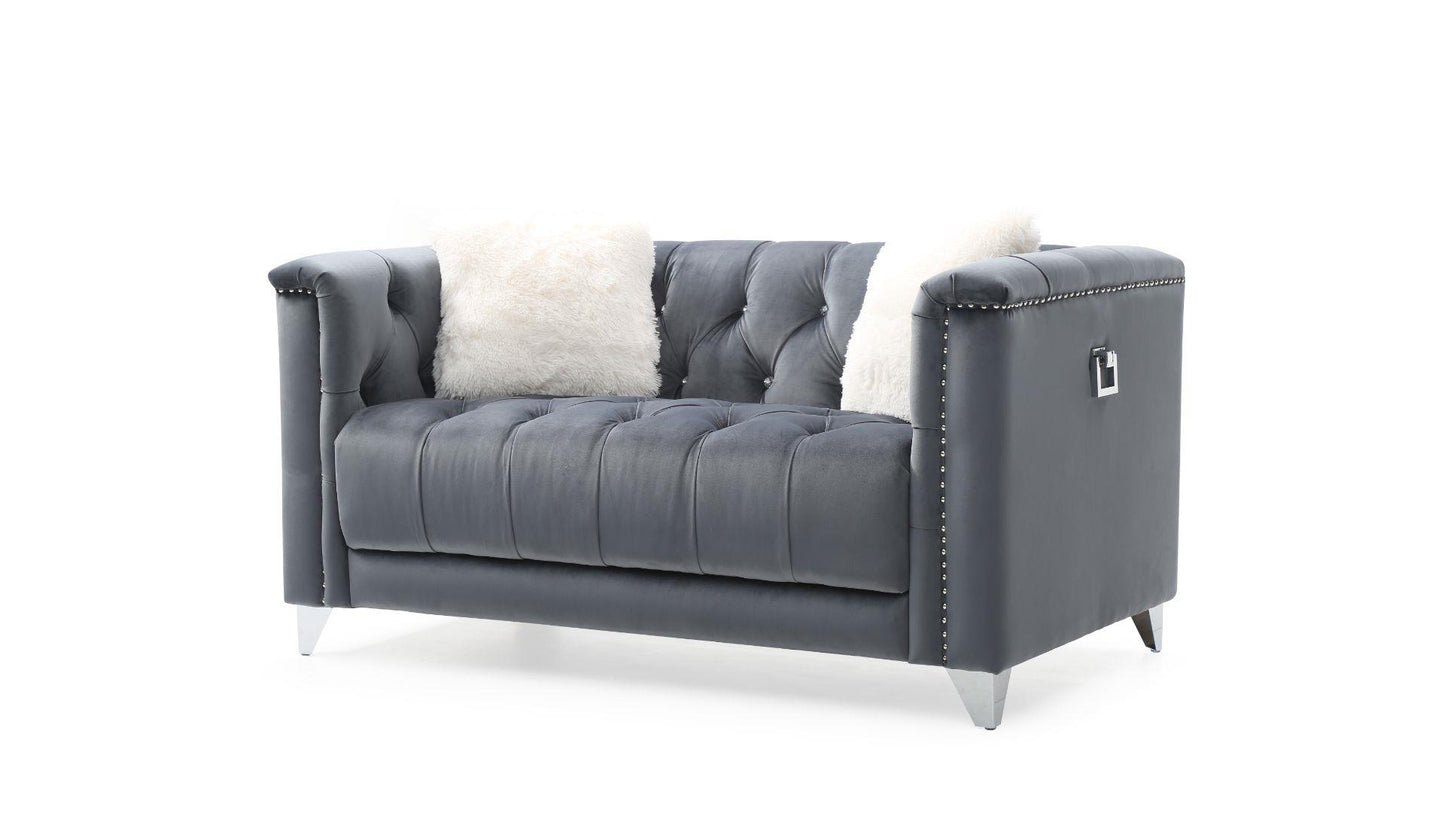 Russell 2 Pc Sofa Set - Grey