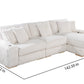 S100-3 Reversible Sectional Fluffy Fabric - 4 Colors