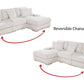 S100-3 Reversible Sectional Fluffy Fabric - 4 Colors