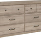 River Creek 6 Drawer Dresser S496-410