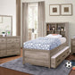 Samuel Lawrence River Creek Cama con librería doble S496-YBR-13