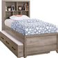 Samuel Lawrence River Creek Cama con librería doble S496-YBR-13