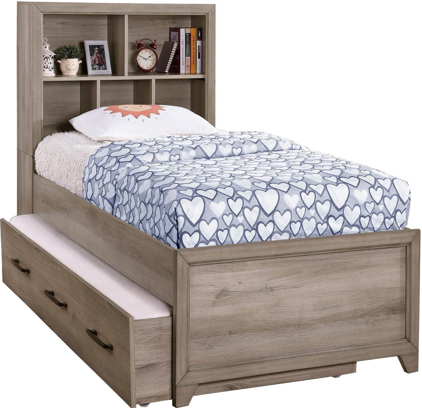 Samuel Lawrence River Creek Cama con librería doble S496-YBR-13