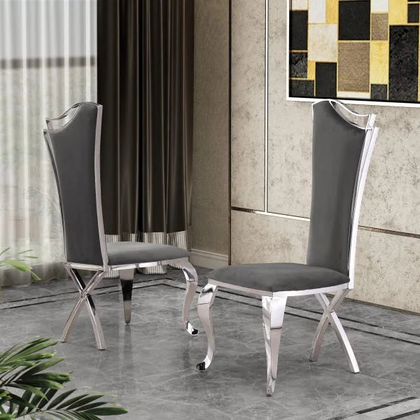 D14 Marble Top Dining Collection - 4 Chair Colors