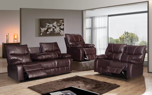 McFerran SF1011 Motion Sofa Set - Brown