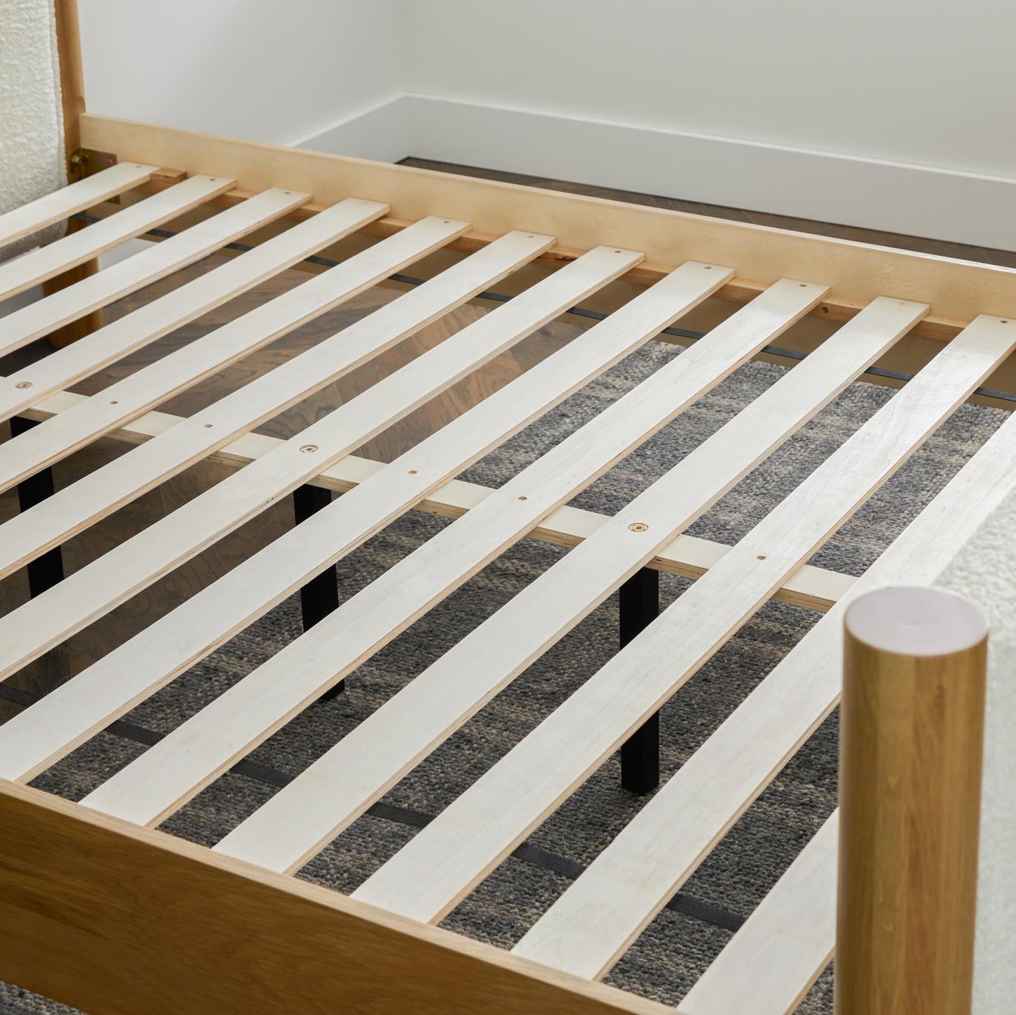 Rainer Boucle Oatmeal Bed by Salt Flat