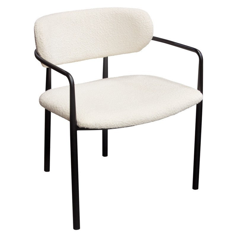 Skylar Ivory Boucle Dining Chair - Set of 2