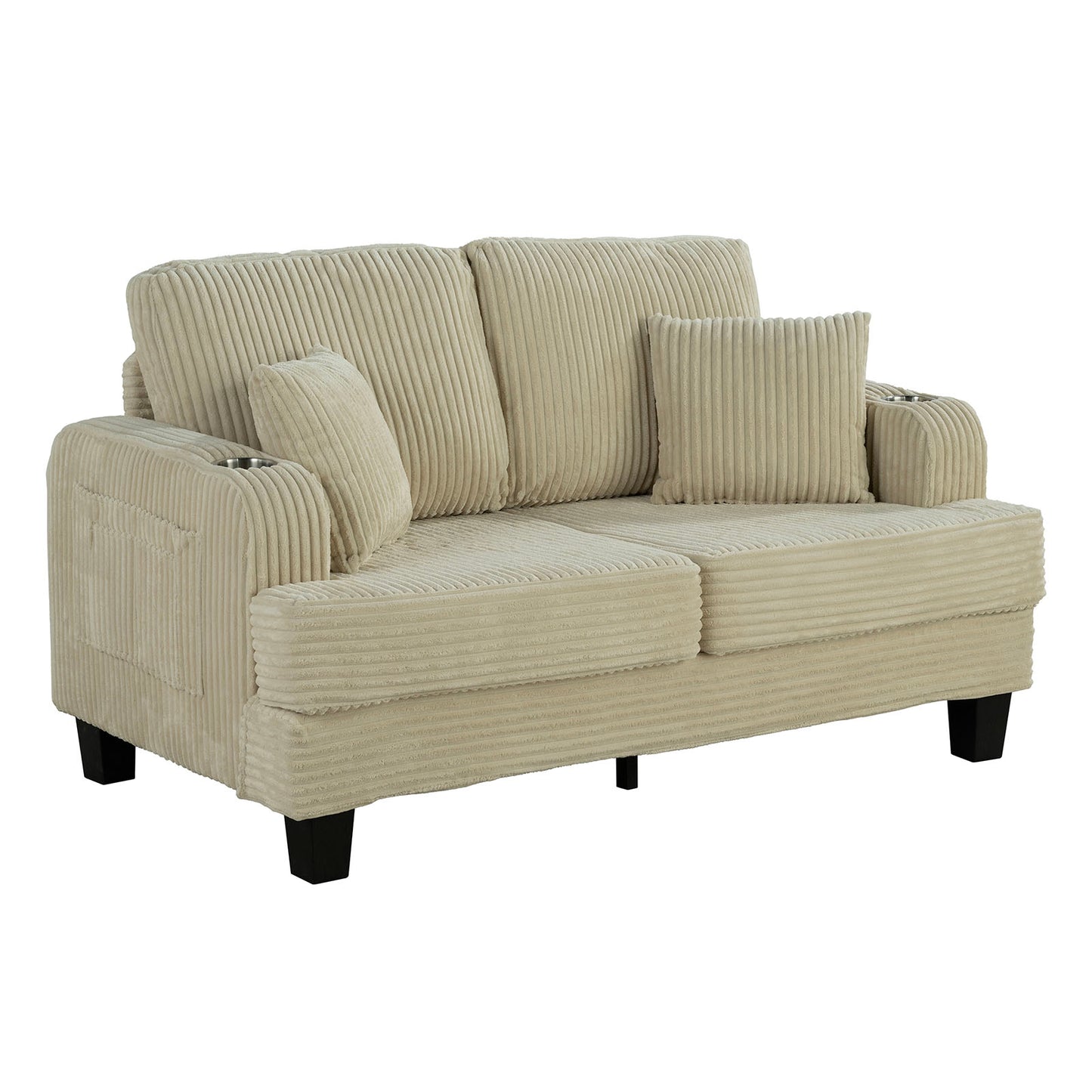 Moretaine 2 Pc Corduroy Sofa Collection