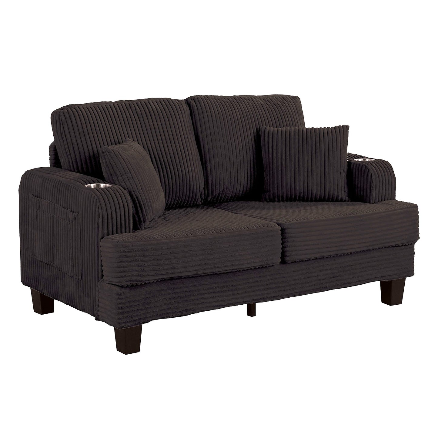 Moretaine Black 2 Pc Sofa Collection