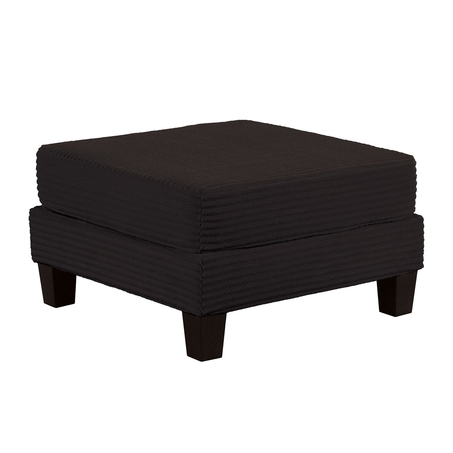 Moretaine Black Storage Ottoman SL6932BK-OT