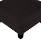 Moretaine Black Storage Ottoman SL6932BK-OT