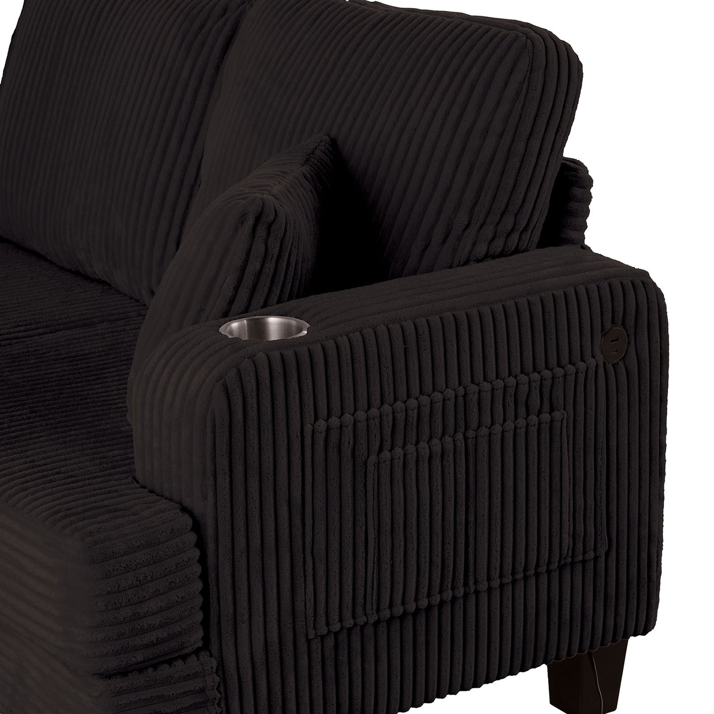 Moretaine Black 2 Pc Sofa Collection