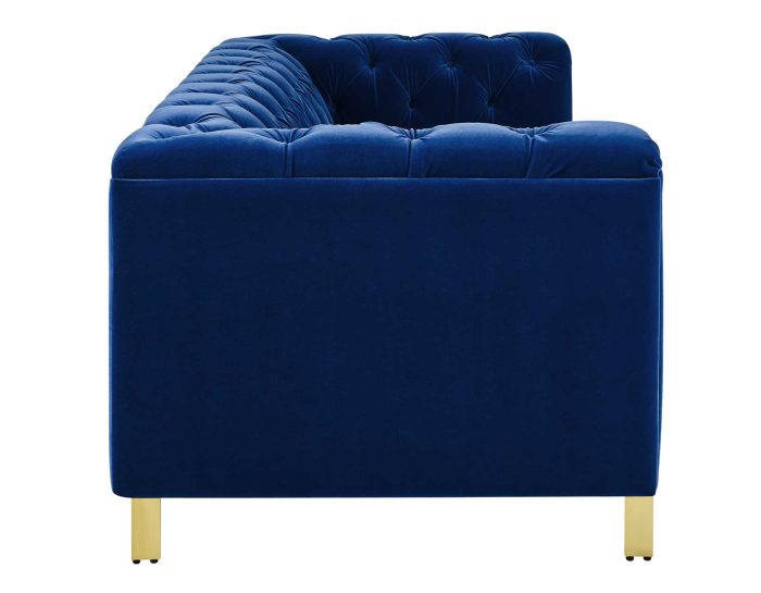 Charlene Blue Velvet Sofa CH100SBL