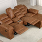 Septimus Saddle Brown Motion Sectional