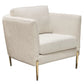 Lane Creme Fabric Chair by Diamond