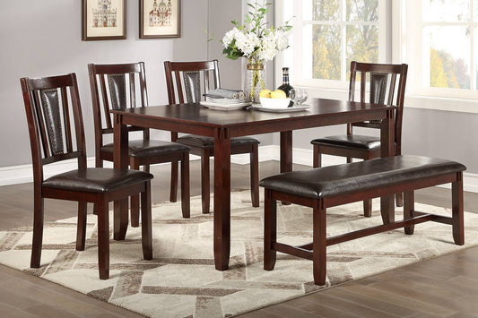 Poundex 6 Pc Dining Set F2550