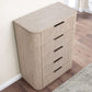 Henry 5 Drawer Reeded Chest HEN900TC