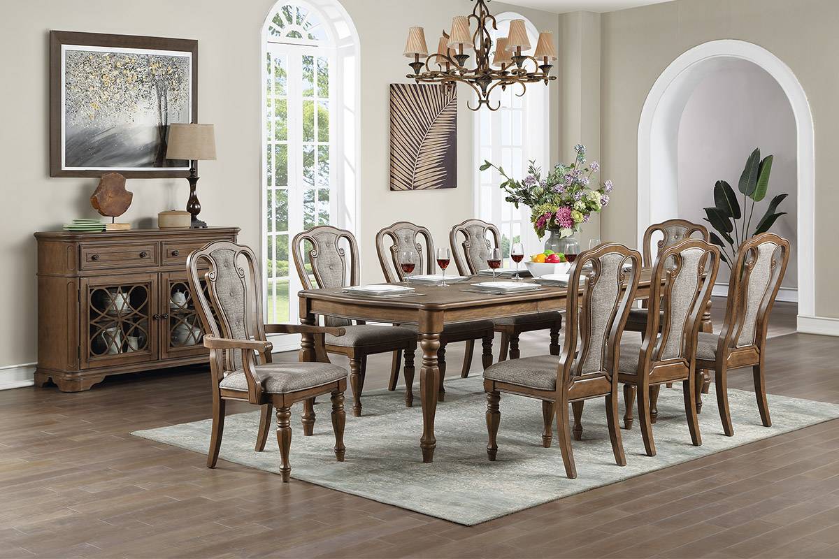 Piru 7 Pc Dining Set by Poundex