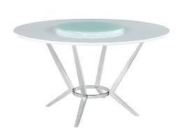 Colección de comedor Abby Ultra Modern de Coaster - Blanco y gris claro