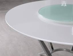 Colección de comedor Abby Ultra Modern de Coaster - Blanco y gris claro