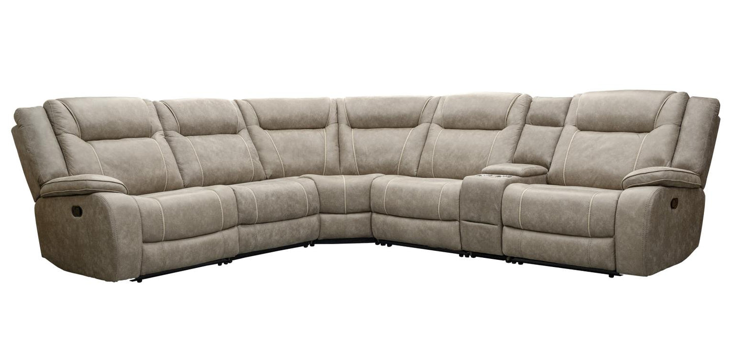 Blake Desert Taupe 6Pc Modular Reclining Sectional