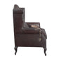 Pino Brown Leather Accent Chair AC02994