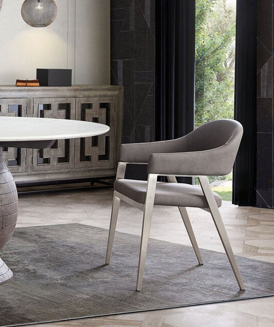 Adele Dining Chair Grey - Set of 2