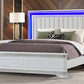 Amani White Queen Bed AMANI-QB