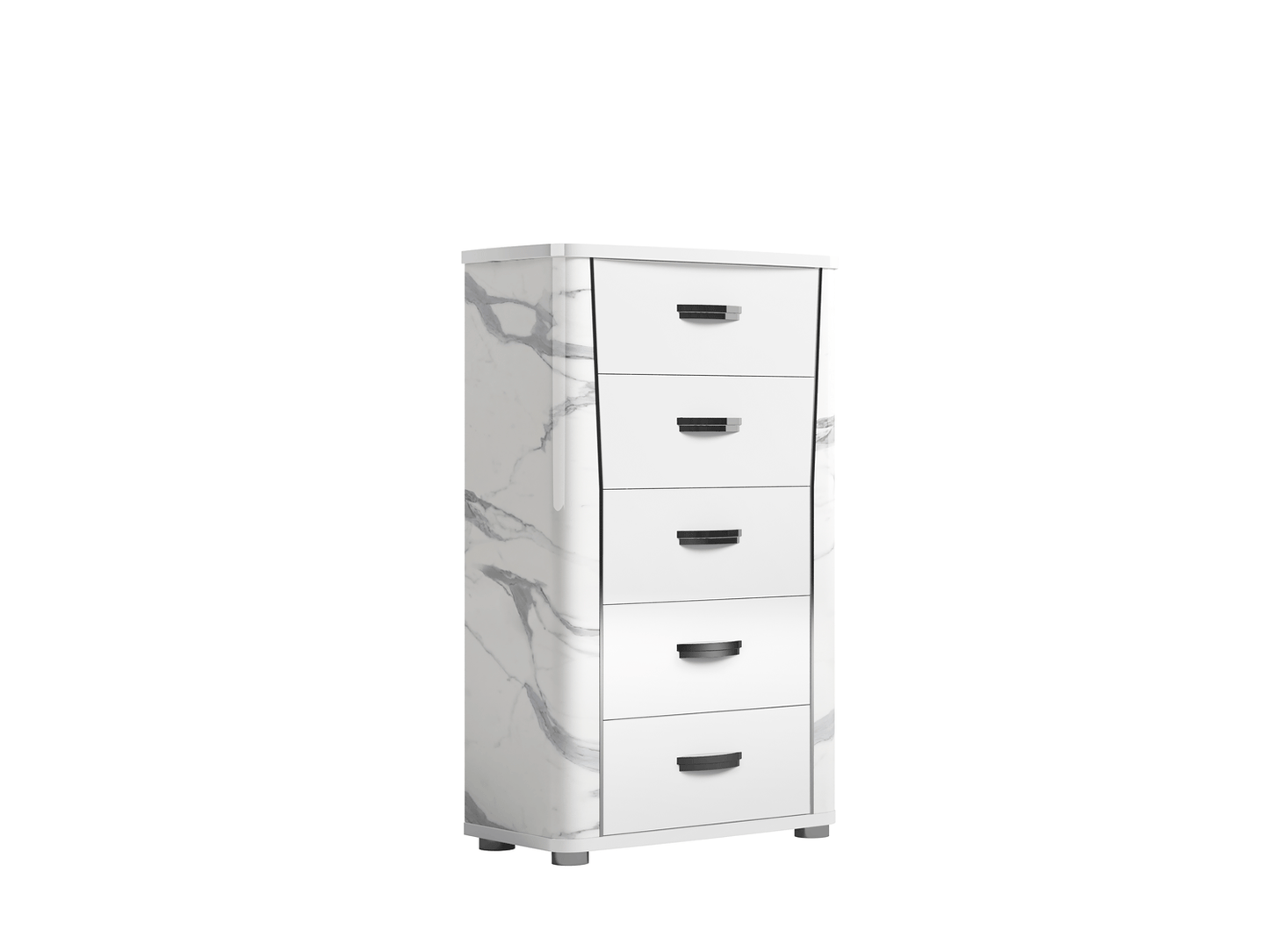 ESF Anna 5 Drawer Marble Chest