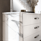 Anna High Gloss Marble Bedroom Collection by ESF