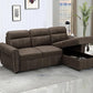 Ashton Microfiber Reversible Sleeper Sectional 87800