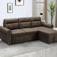 Ashton Microfiber Reversible Sleeper Sectional 87800