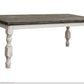 Stone Distressed Two-Tone Finish Dining Collection