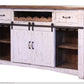 Pueblo White Distressed Bar Set - 100% Solid Wood