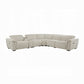 Dayana Beige Boucle Power Sectional LV02680