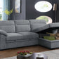 Kipling 81457 Light Gray Sectional Sleeper