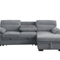 Kipling 81457 Light Gray Sectional Sleeper