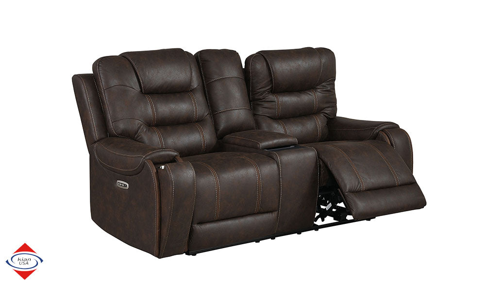 Sofá y loveseat eléctrico Calico Kian USA 152