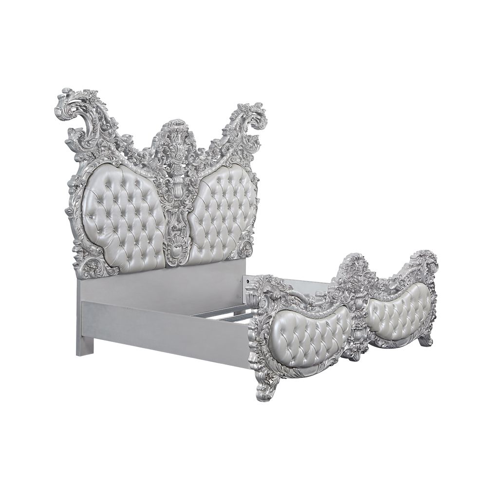 Valkyrie Antique Platinum Bedroom Collection by Acme Furniture