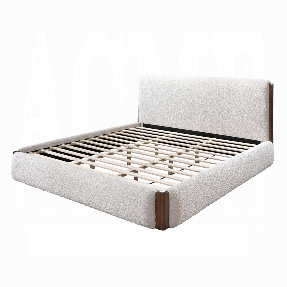 Acme Sandro White Boucle Bed BD02470Q