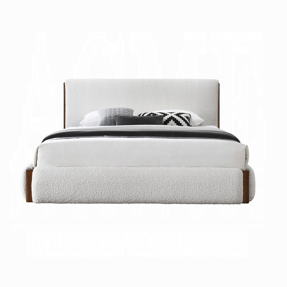 Acme Sandro White Boucle Bed BD02470Q