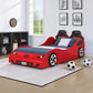 Colen Red Twin LED Car Bed BD02831T